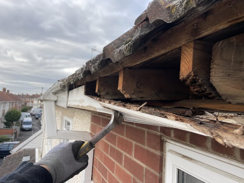 Gutter & Cladding project in Portsmouth